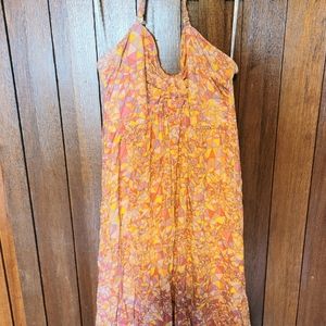 Womens mini/midi dress,insight,pink&yellow&purple,size 8